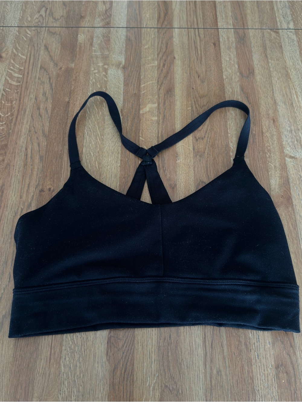 Black Women's Strappy Bralette - Comfortable Everyday Support